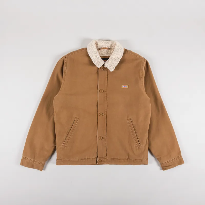 Dickies Duck Canvas Deck Jacket Stone Washed Brown Duck