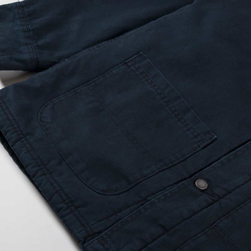 Dickies Duck Canvas Chore Coat Stone Washed Black-6