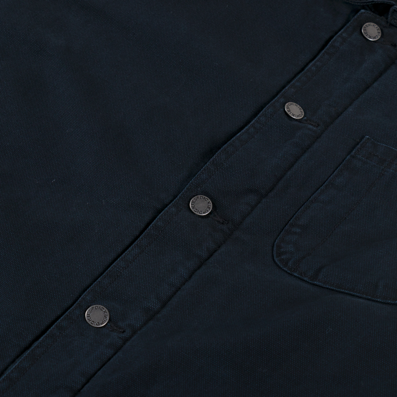 Dickies Duck Canvas Chore Coat Stone Washed Black-5