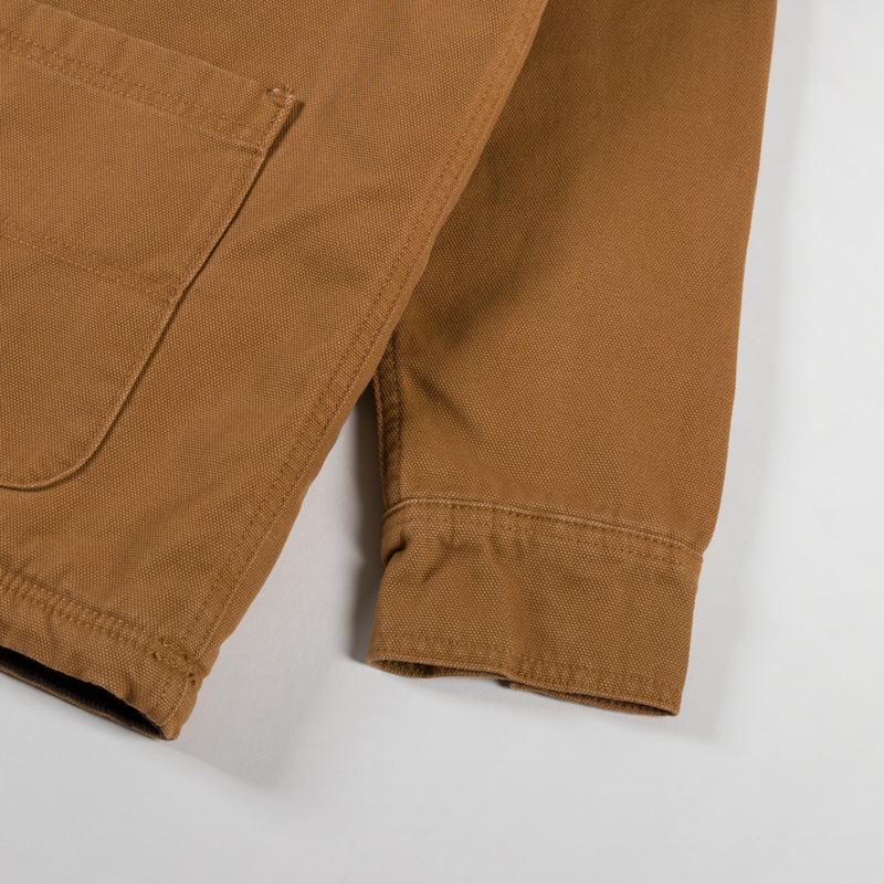 Dickies Duck Canvas Chore Coat Stone Washed Brown Duck-9