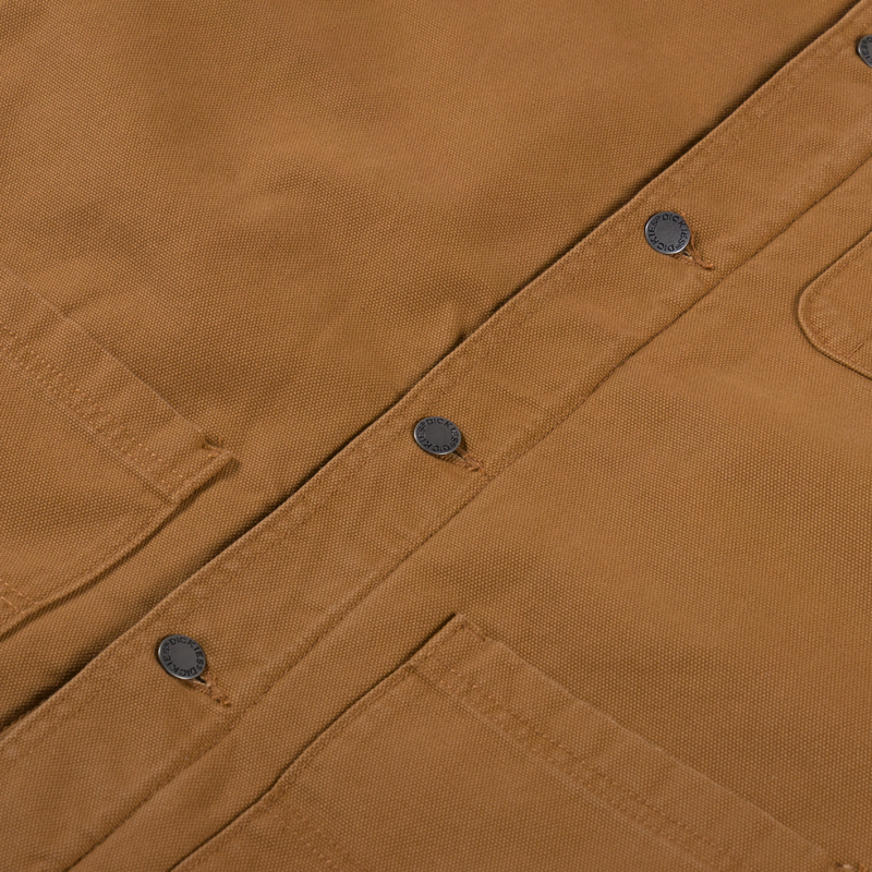 Dickies Duck Canvas Chore Coat Stone Washed Brown Duck-5