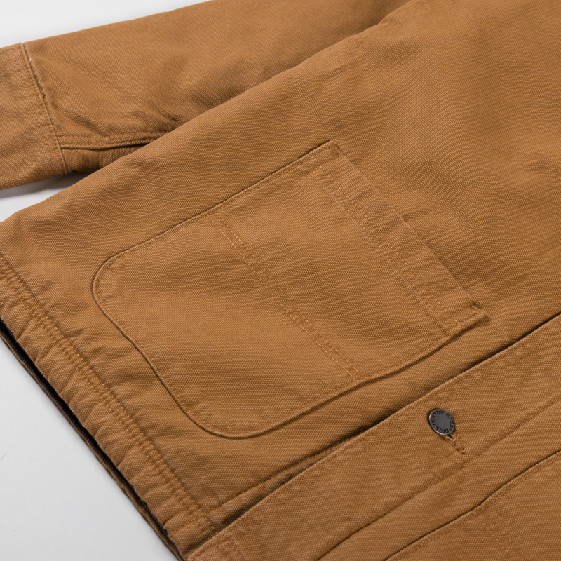 Dickies Duck Canvas Chore Coat Stone Washed Brown Duck-7