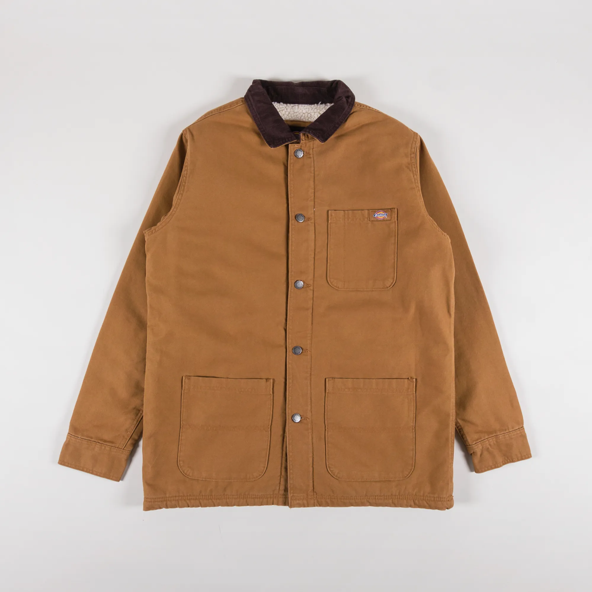 Dickies Mens Duck Canvas Chore Coat Stone Washed Brown Duck Dickies Mens Duck Canvas Chore Coat Stone Washed Brown Duck