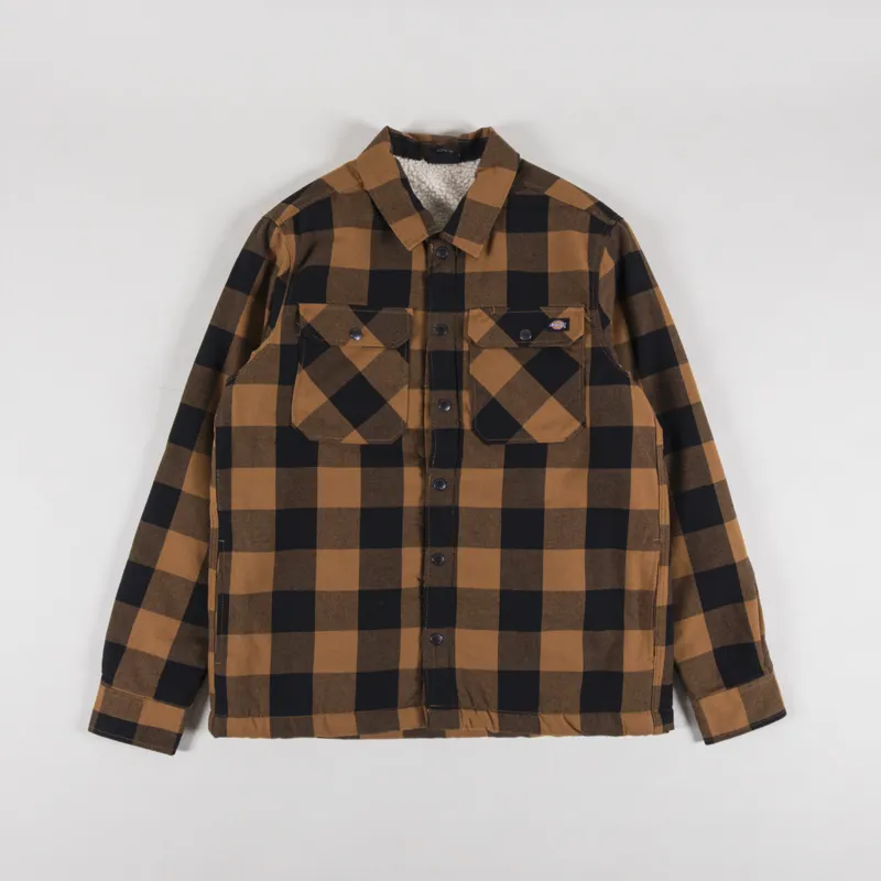 Dickies Lined Sacramento Shirt Brown Duck