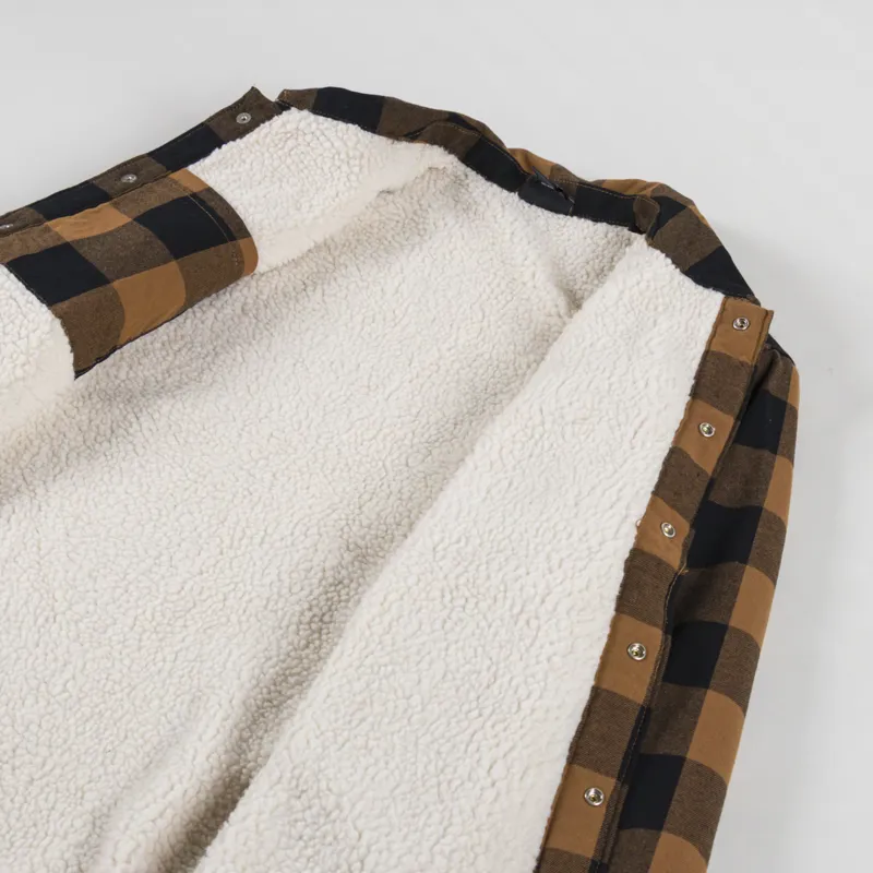 Dickies Lined Sacramento Shirt Brown Duck-4