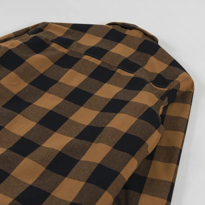 Dickies Lined Sacramento Shirt Brown Duck-5