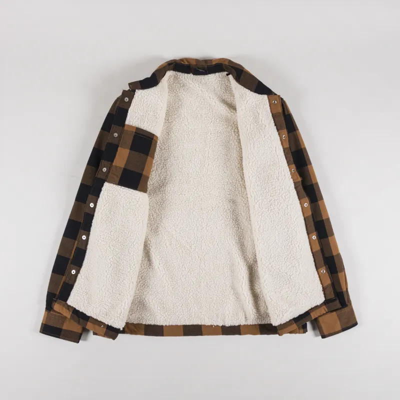 Dickies Lined Sacramento Shirt Brown Duck-1