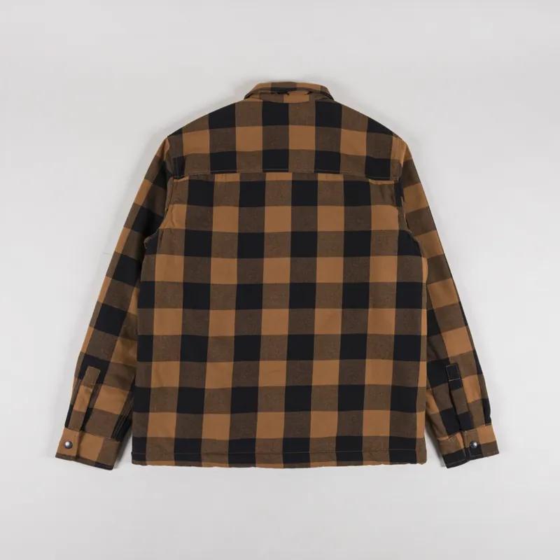 Dickies Lined Sacramento Shirt Brown Duck-2