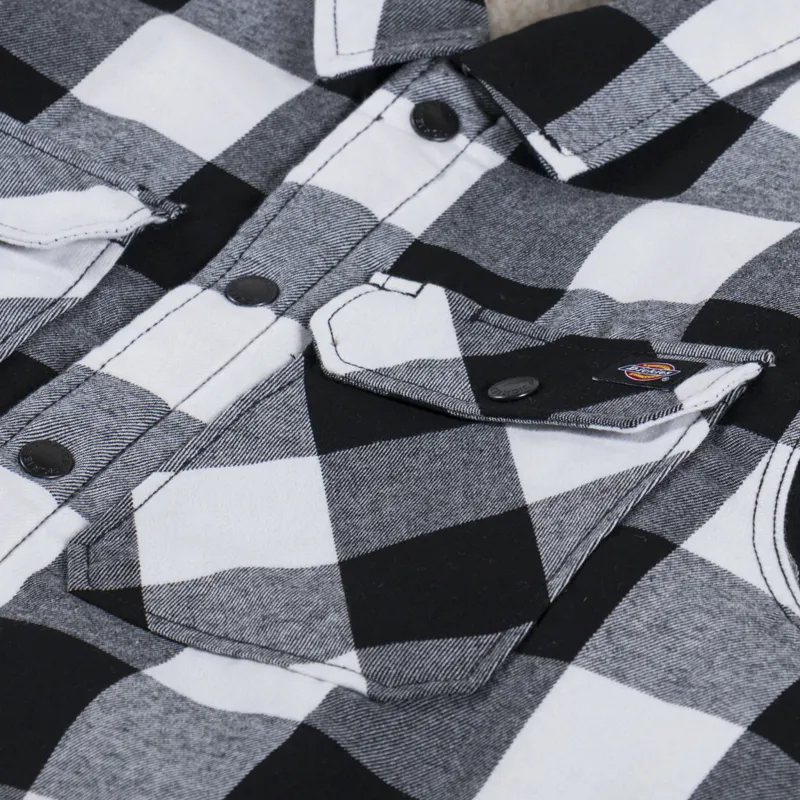 Dickies Lined Sacramento Shirt Black-7