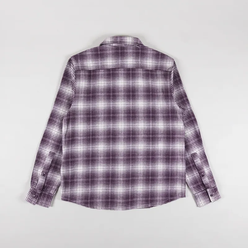 Dickies Evansville Long Sleeve Shirt Plum Perfect-1
