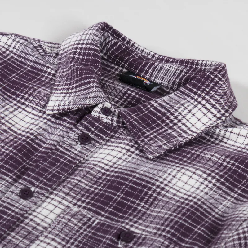 Dickies Evansville Long Sleeve Shirt Plum Perfect-4
