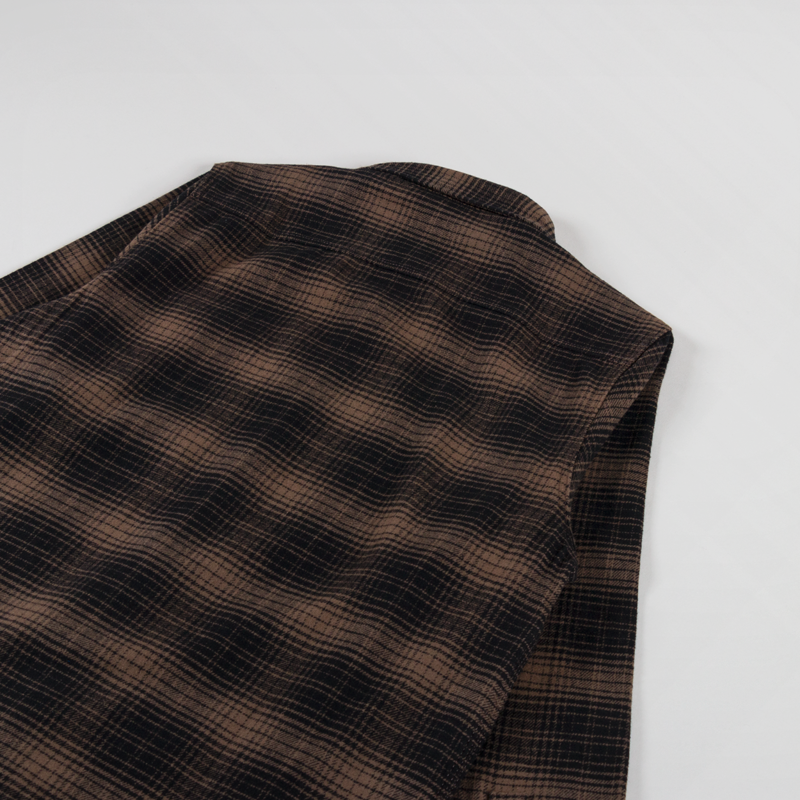 Dickies Evansville Long Sleeve Shirt Mushroom-3