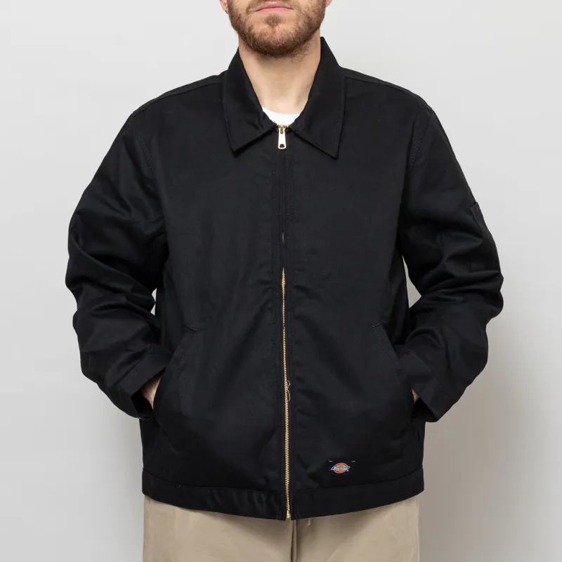 Dickies Lined Eisenhower Jacket Recycled Black-1