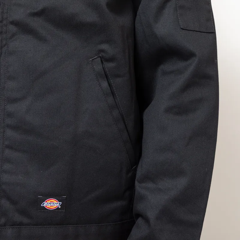 Dickies Lined Eisenhower Jacket Recycled Black-12
