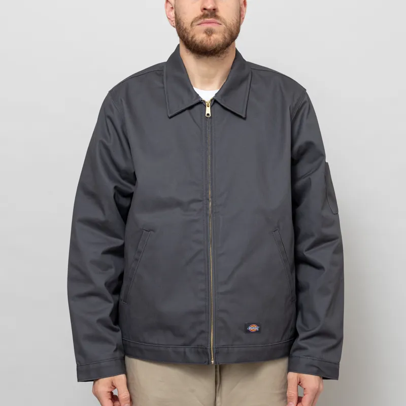 Dickies Lined Eisenhower Jacket Recycled Charcoal Grey
