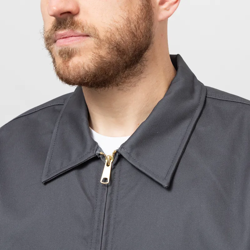 Dickies Lined Eisenhower Jacket Recycled Charcoal Grey-12