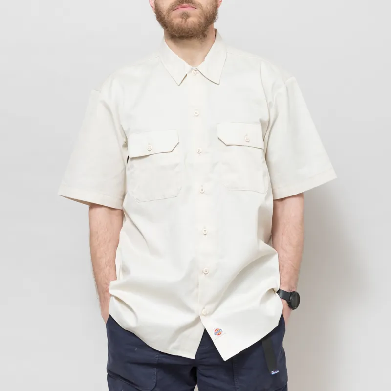 Dickies Short Sleeve Work Shirt Recycled Whitecap Grey