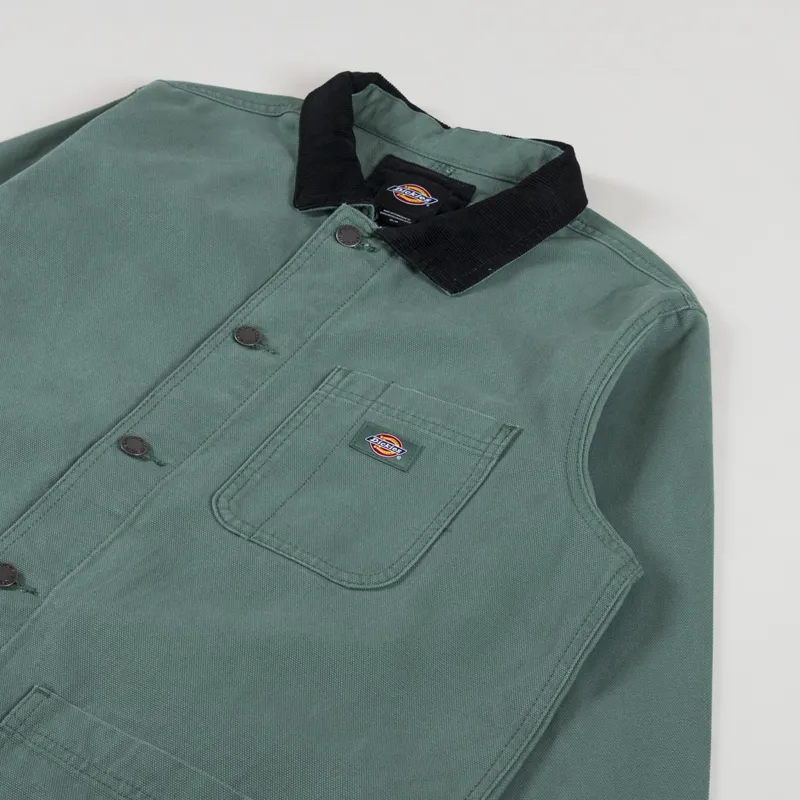 Dickies Duck Canvas Unlined Chore Coat SW Dark Forest-2