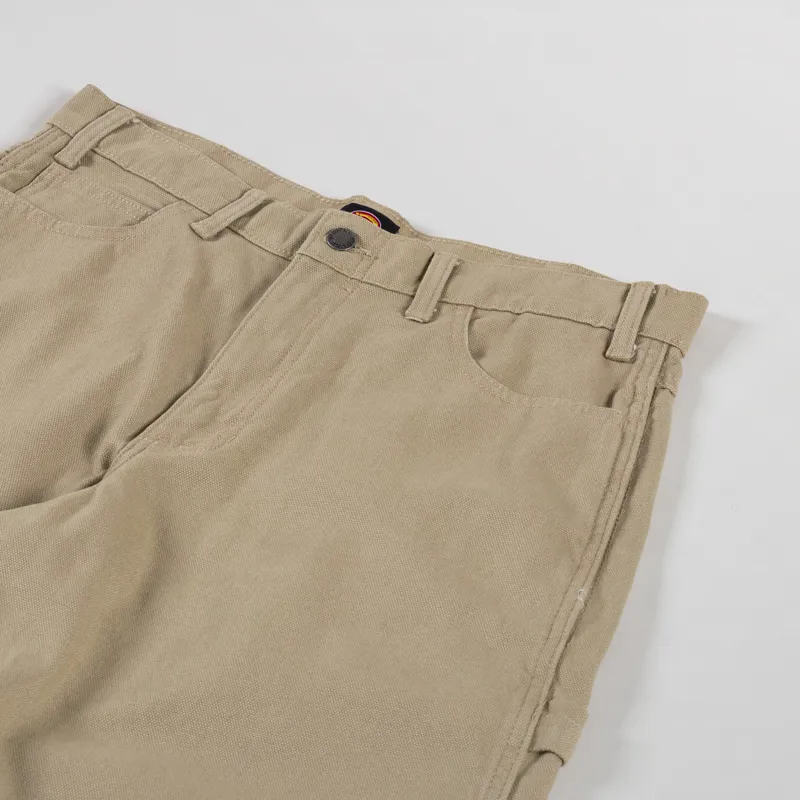 Dickies Duck Canvas Short Stone Washed Desert Sand-2