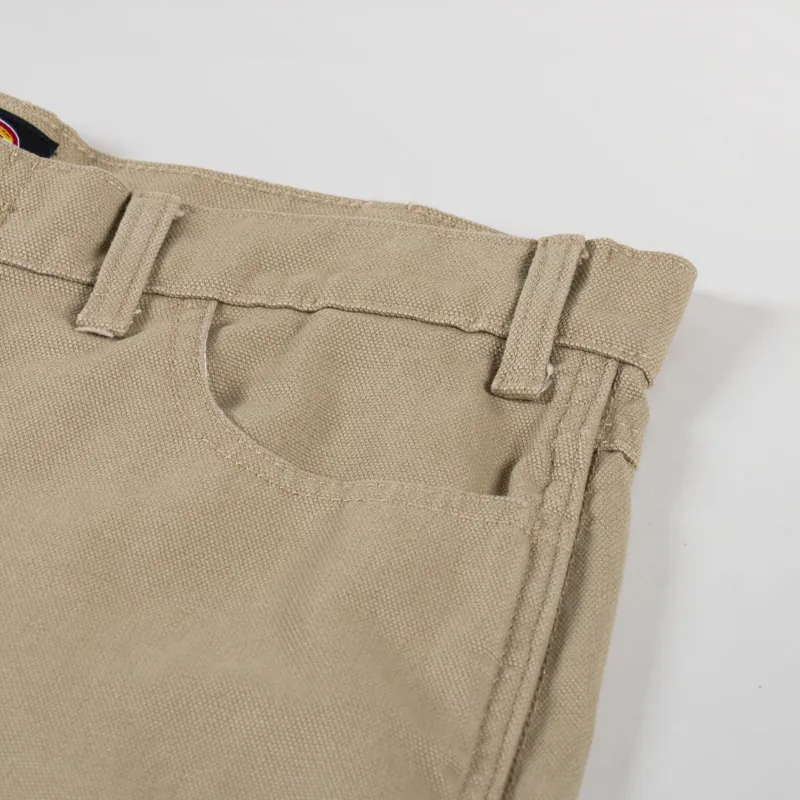 Dickies Duck Canvas Short Stone Washed Desert Sand-8
