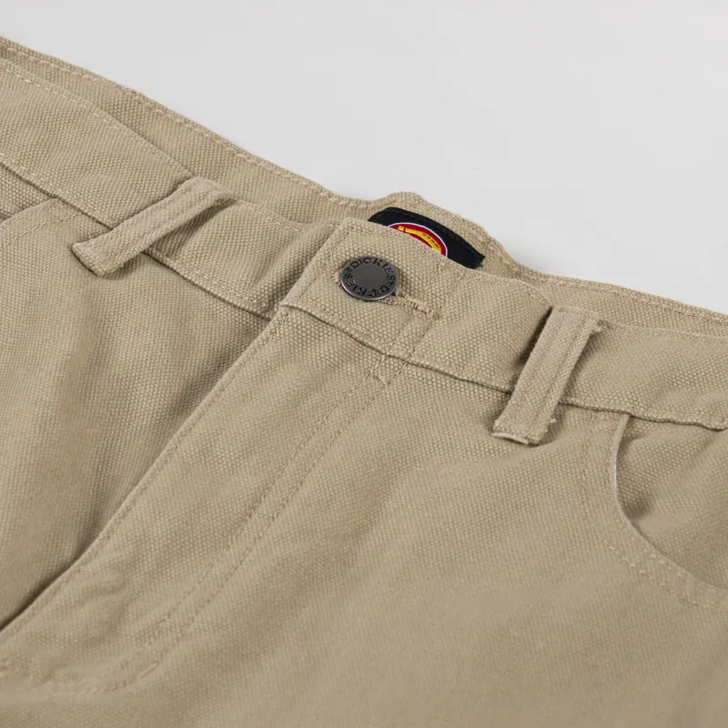 Dickies Duck Canvas Short Stone Washed Desert Sand-4