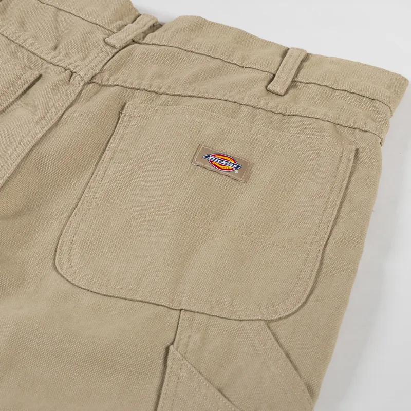Dickies Duck Canvas Short Stone Washed Desert Sand-5
