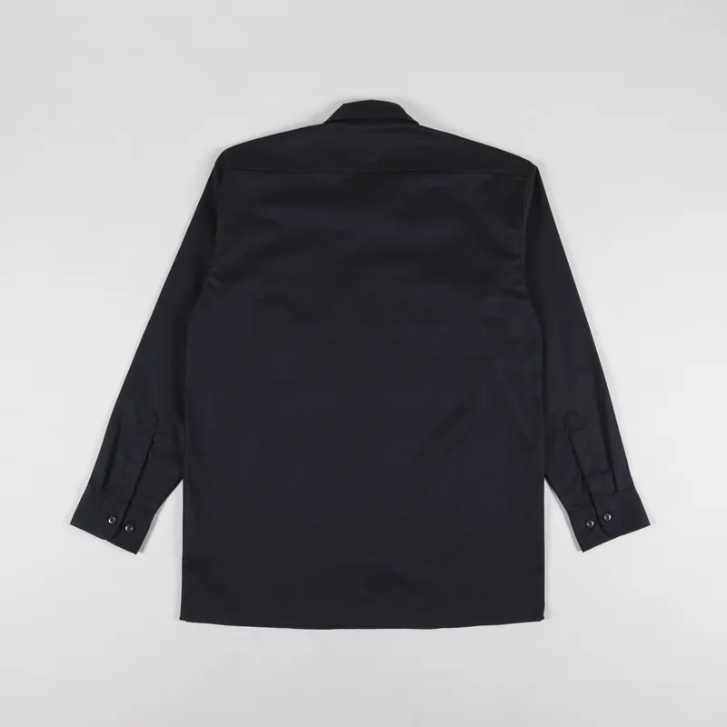 Dickies Long Sleeve Work Shirt Black-1