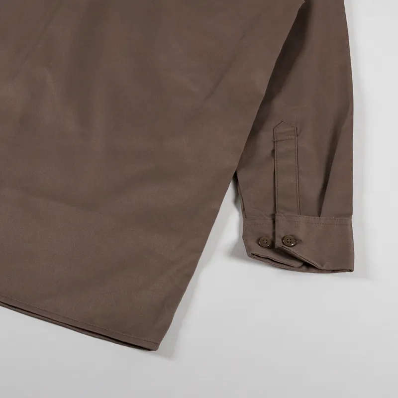 Dickies Long Sleeve Work Shirt Mushroom-7
