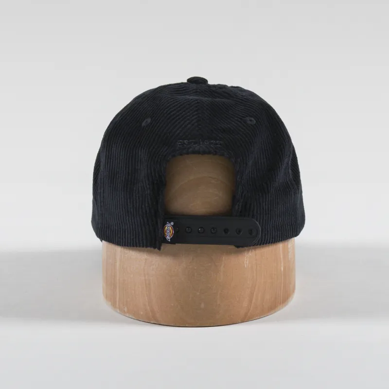 Dickies Hardwick Cord Cap Black-3