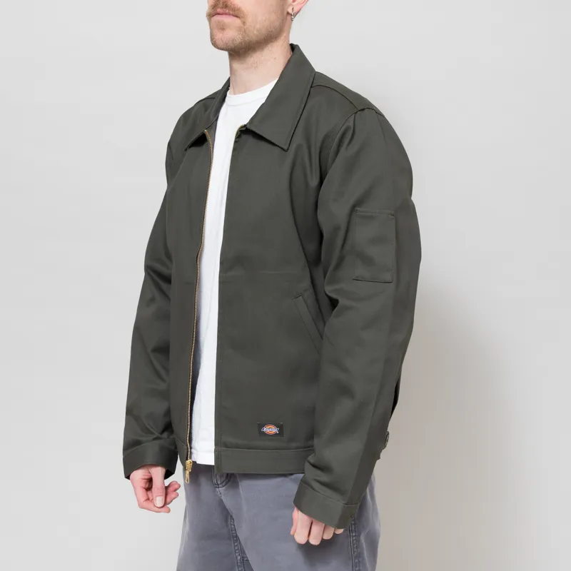 Dickies Unlined Eisenhower Jacket Olive Green-1