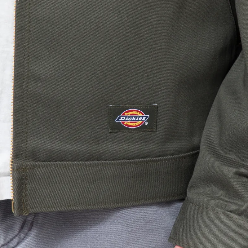 Dickies Unlined Eisenhower Jacket Olive Green-9