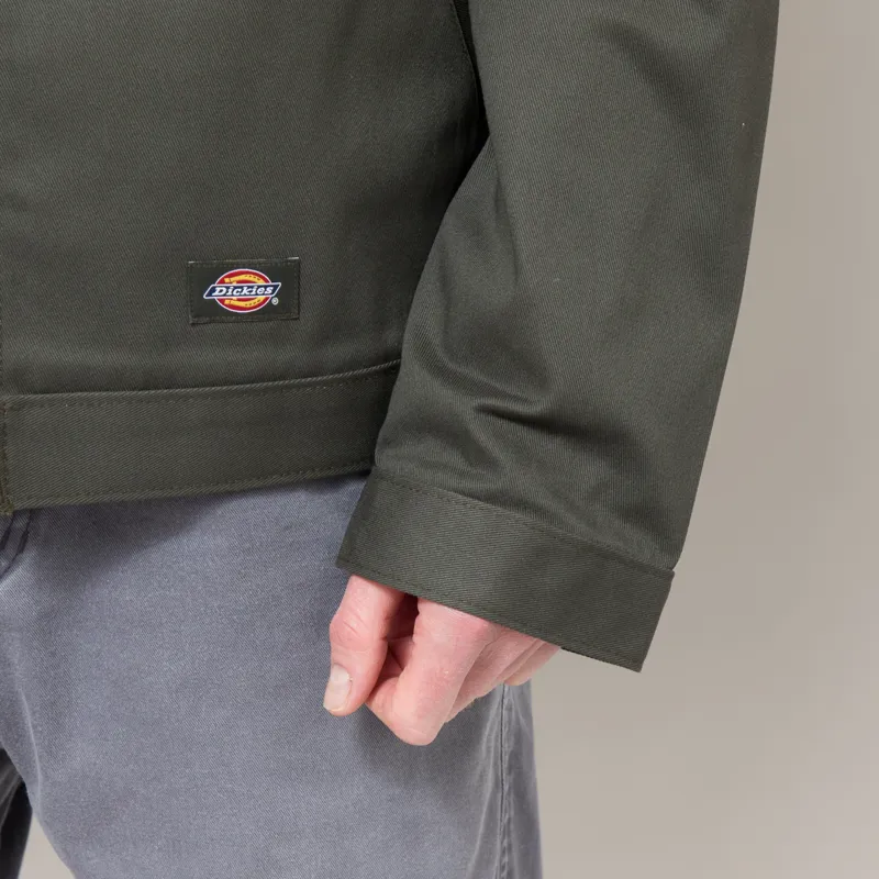 Dickies Unlined Eisenhower Jacket Olive Green-7