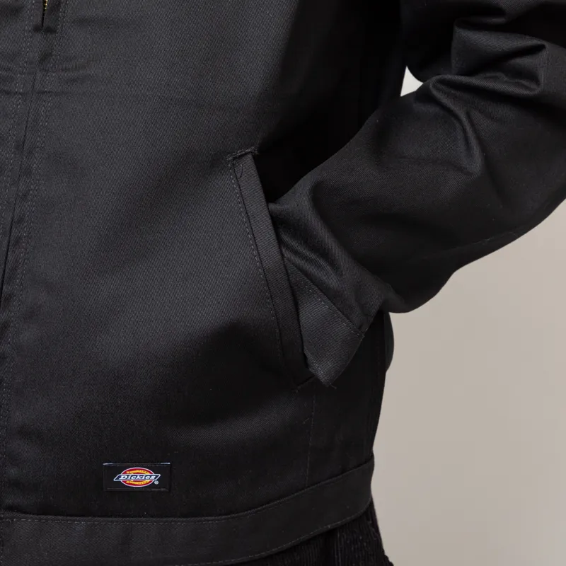 Dickies Unlined Eisenhower Jacket Recycled Black-7