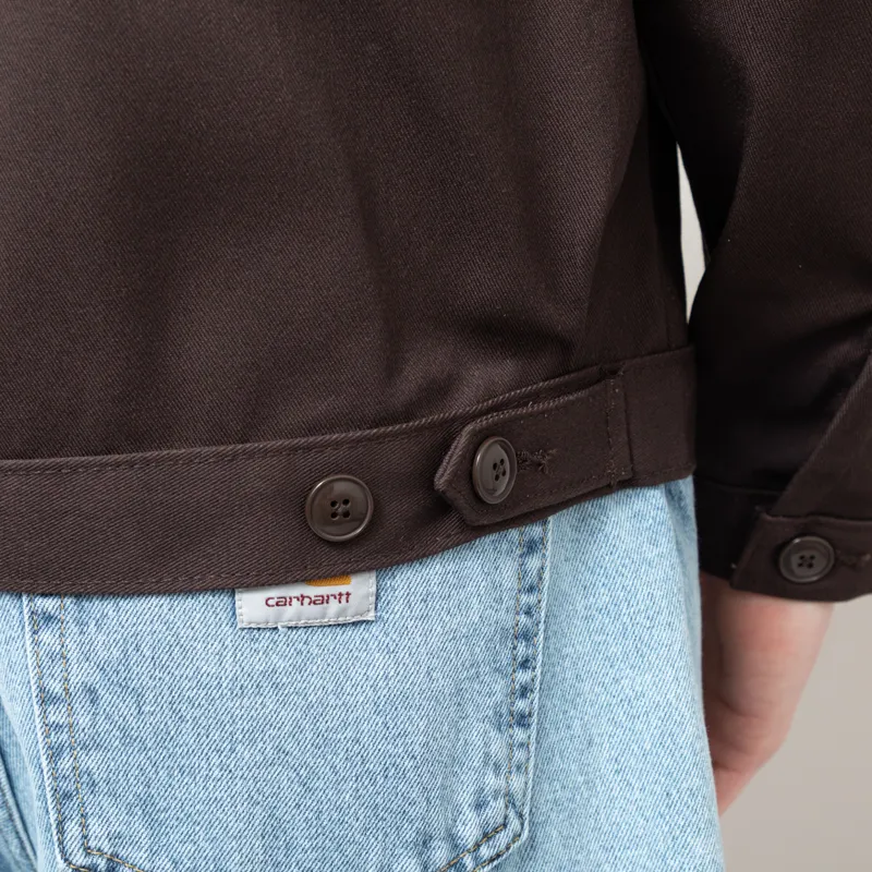 Dickies Unlined Eisenhower Jacket Recycled Dark Brown-7