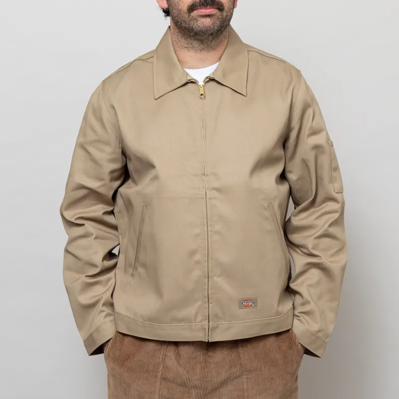 Dickies Unlined Eisenhower Jacket Recycled Khaki-1