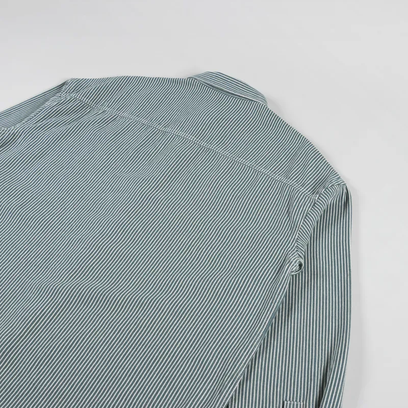 Dickies Hickory Long Sleeve Shirt Lincoln Green-3