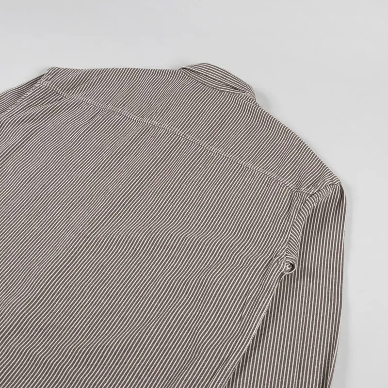 Dickies Hickory Long Sleeve Shirt Mushroom-3