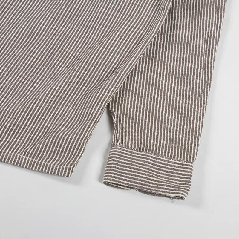 Dickies Hickory Long Sleeve Shirt Mushroom-6