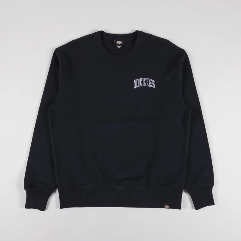Dickies Aitkin Chest Sweatshirt Black Plum Perfect