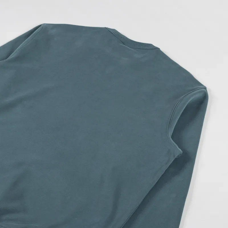 Dickies Aitkin Chest Sweatshirt Lincoln Green Surf Blue-3