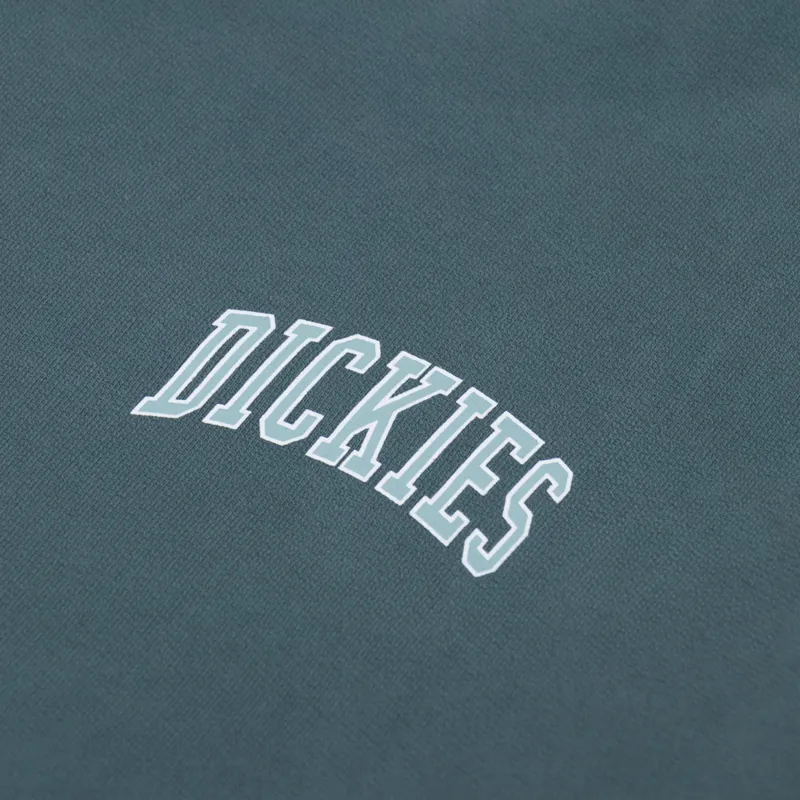 Dickies Aitkin Chest Sweatshirt Lincoln Green Surf Blue-4