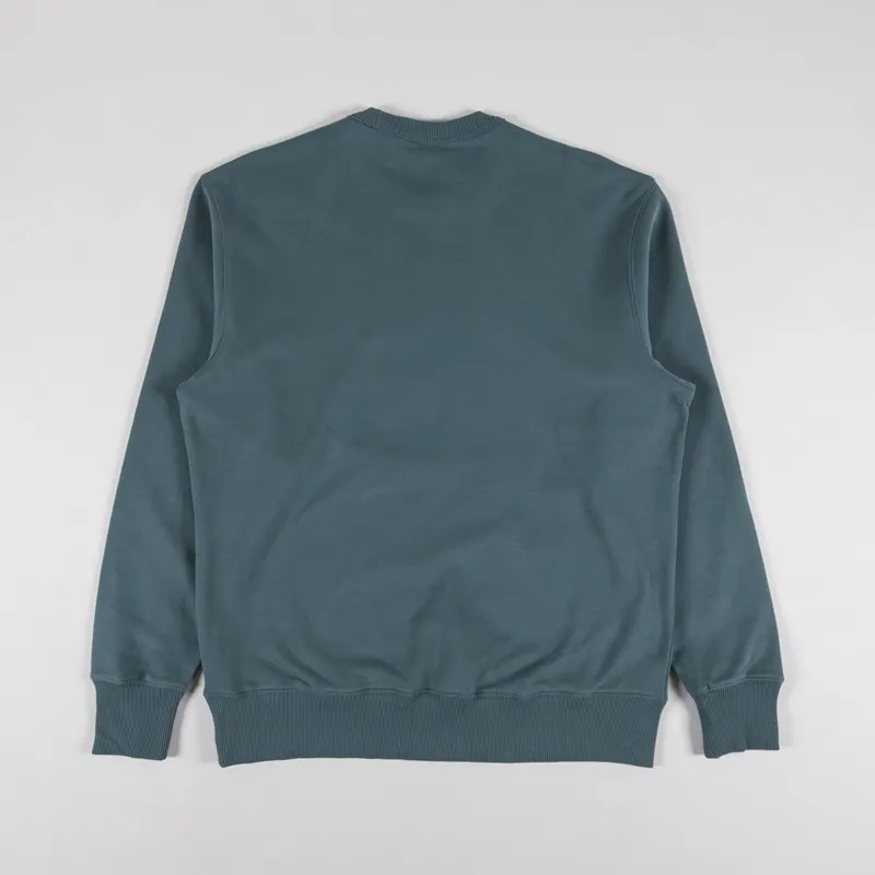 Dickies Aitkin Chest Sweatshirt Lincoln Green Surf Blue-1