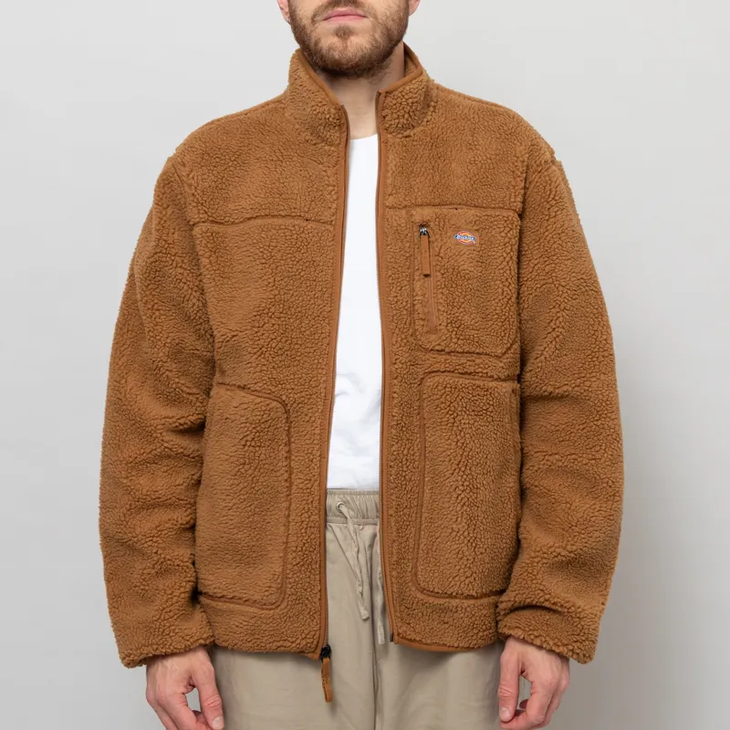 Dickies Mount Hope Fleece Brown Duck-2