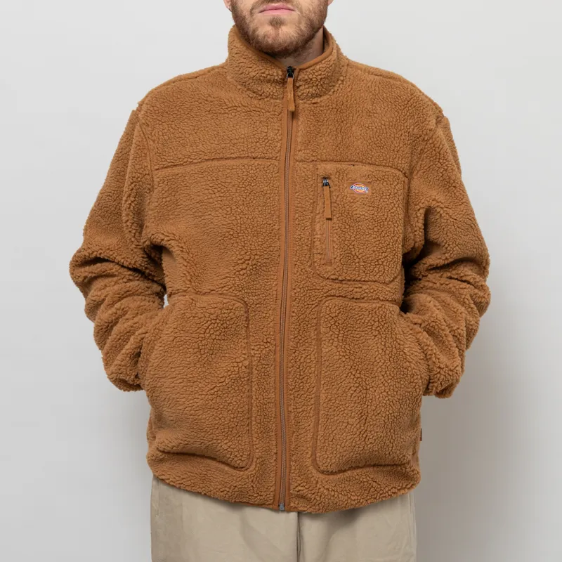 Dickies Mount Hope Fleece Brown Duck-1