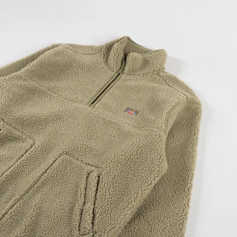 Dickies Mount Hope 1/4 Zip Fleece Imperial Green-2