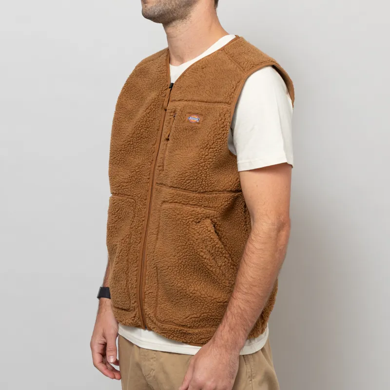 Dickies Mount Hope Vest Brown Duck-1