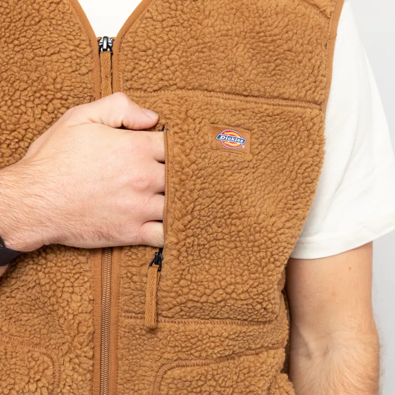 Dickies Mount Hope Vest Brown Duck-7