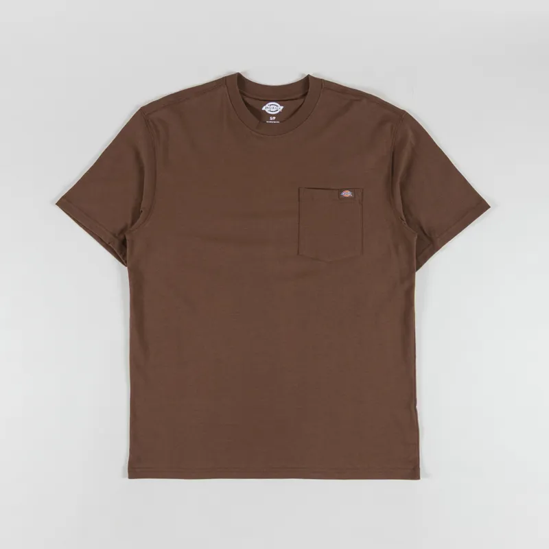 Dickies Luray Pocket T Shirt Timber Brown