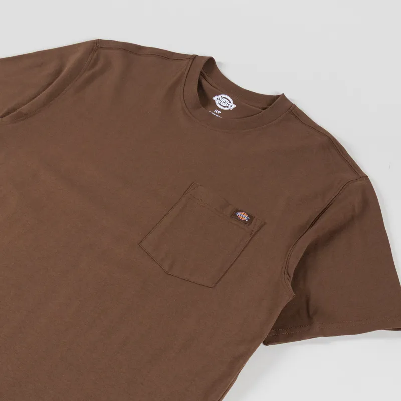 Dickies Luray Pocket T Shirt Timber Brown-1