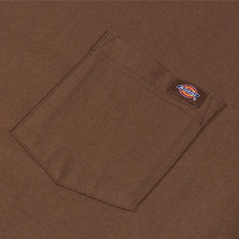 Dickies Luray Pocket T Shirt Timber Brown-2